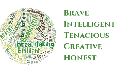 Brave, Intelligent, Tenacious, Creative, Honest